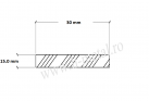 Platbanda aluminiu 30x15.0 mm 1